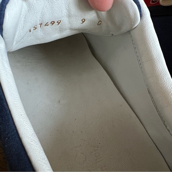 💕HOST PIcK (twice)💕 GUCCI Boulevard Web Detail Blue Suede Sneakers 9G (US 9.5) - Picture 9 of 10